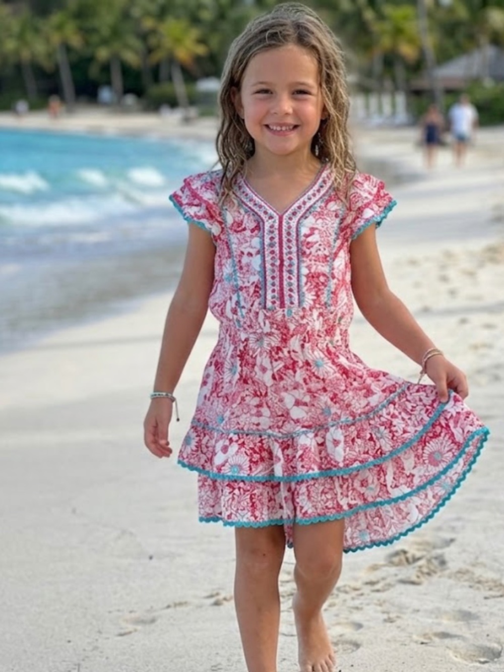 Floral Callie Poupette St.Barth kids dress.